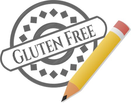 Gluten Free draw (pencil strokes)