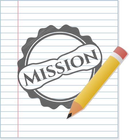 Mission pencil emblem