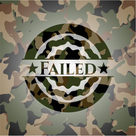 Failed camouflage emblem