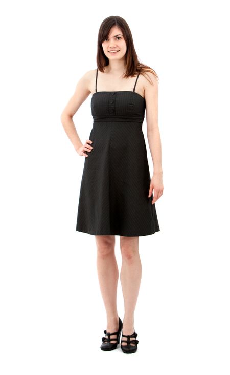 fashion-woman-standing-isolated-white-background-46019395 Fashion woman standing isolated over a white background