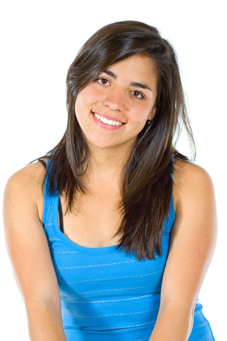 beautiful-girl-portrait-isolated-white-background-47025928 Beautiful girl portrait isolated over a white background