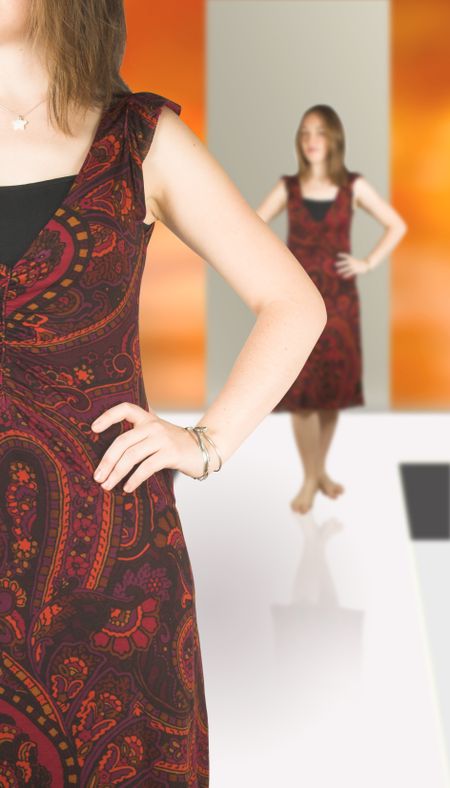 ladies modelling summer dresses