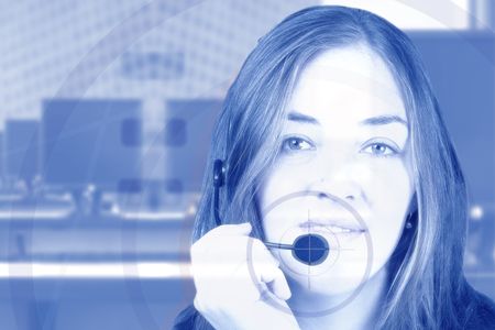 customer-services-room-girl-handset-513312 customer services room, girl with handset