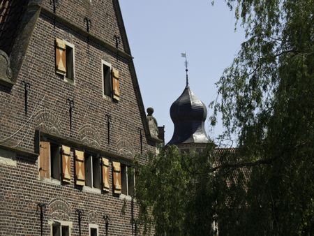 the castle of raesfeld in germany