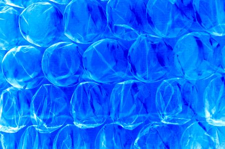 Blue bubblewrap