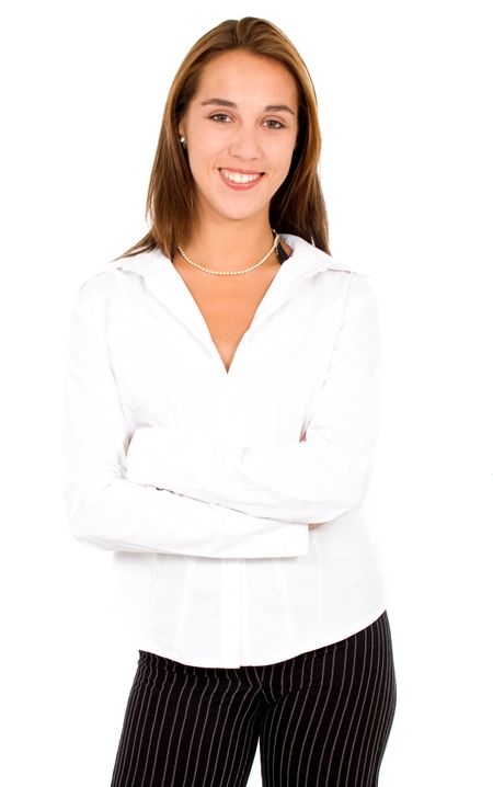 business-woman-portrait-isolated-white-background-5437669 business woman portrait - isolated over a white background