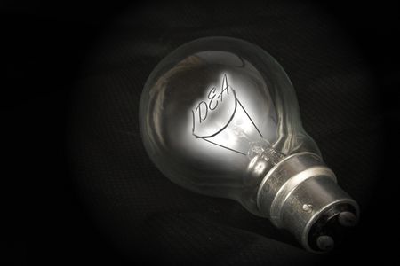 bulb with the word "idea" glowing