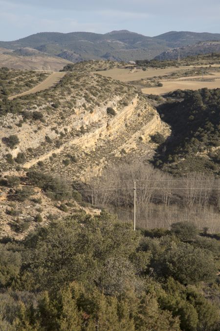 Landscape near Nuevalos, Aragon, Spain, Europe