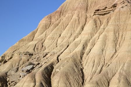 Slope at Bardenas Reales Park; Navarre; Spain