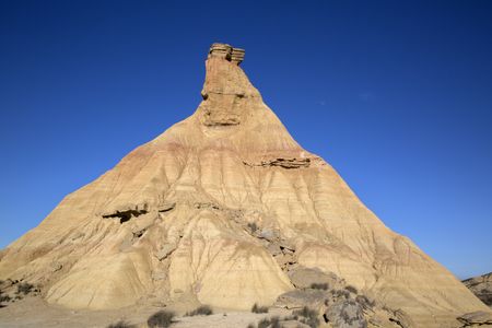 peak-bardenas-reales-park-navarre-spain-558845947 Peak at Bardenas Reales Park; Navarre; Spain