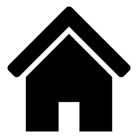 Vector Illustraion of large black house icon