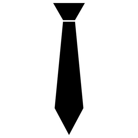 Vector Illustration of large blackTie Icon

