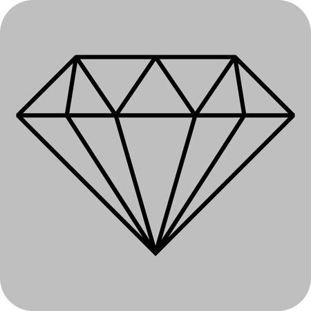 Vector Illustration with Diamond Icon