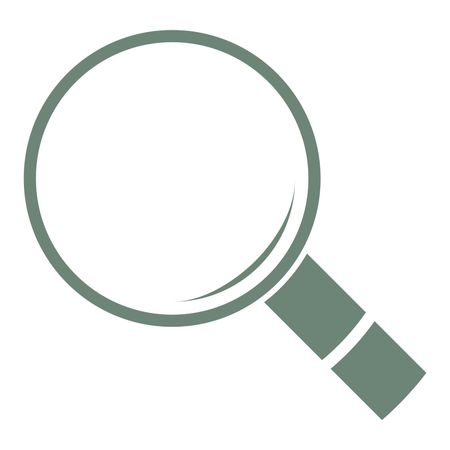 Vector Illustration of Gray Search Icon
