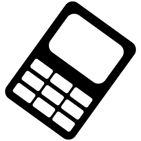 Vector Illustration of black Calculator Icon