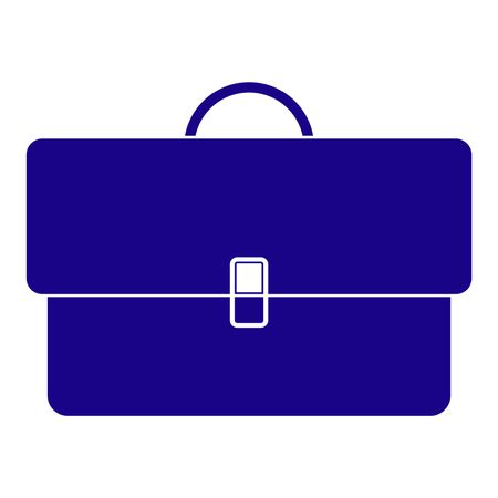 Vector Illustration of Blue Briefcase Icon