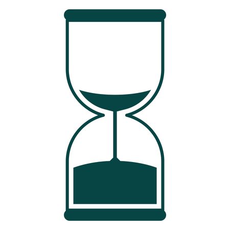 Vector Illustration of Green Sand Timer Icon
