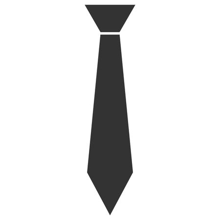 Vector Illustration with Black Tie Icon