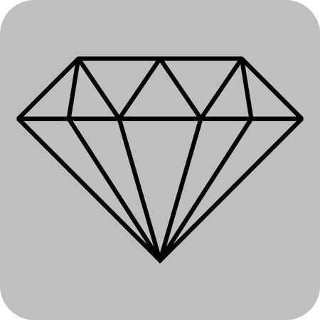 Vector Illustration with Diamond Icon
