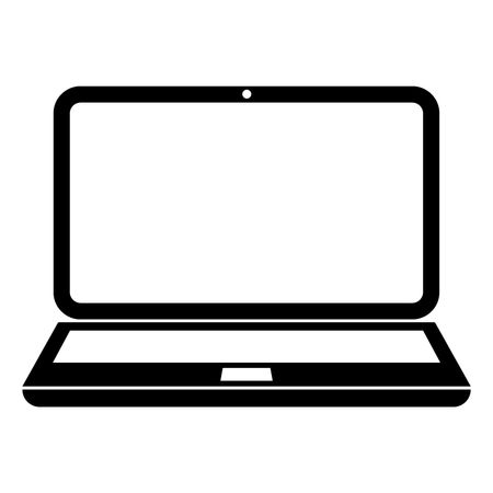 Vector Illustration with Laptop Icon