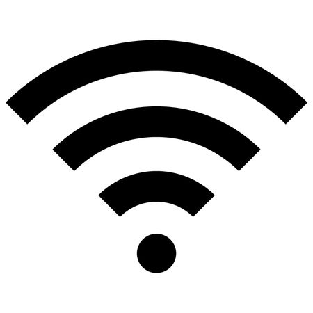 Vector Illustration with wifi Icon

