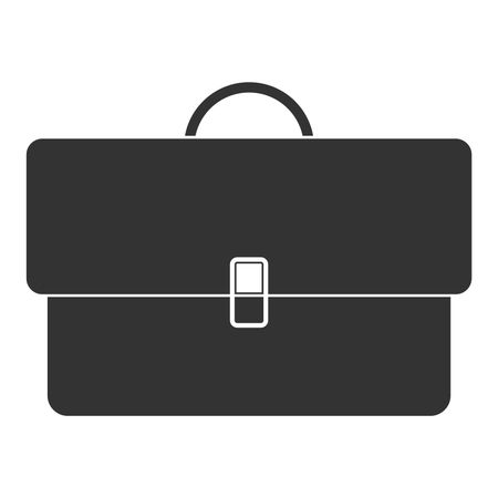 Vector Illustration of Black Briefcase Icon