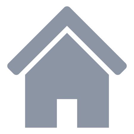 Vector Illustration of Grey Home Icon
