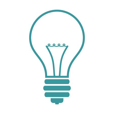 Vector Illustration of Green Bulb Icon