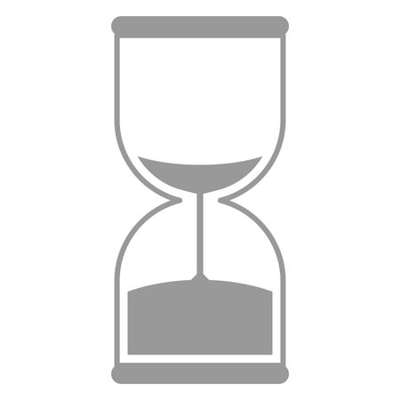 Vector Illustration of Gray Sand Timer Icon