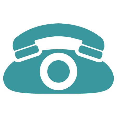 Vector Illustration of Green Telephone Icon
