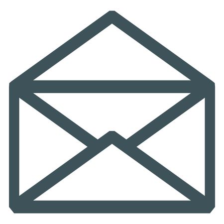 Vector Illustration of Gray Mail Box Icon
