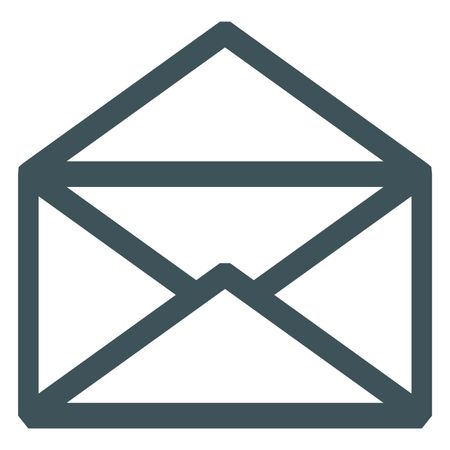 Vector Illustration of Gray Mail Box Icon