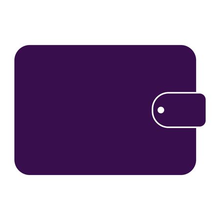 Vector Illustration of Violet Wallet Icon