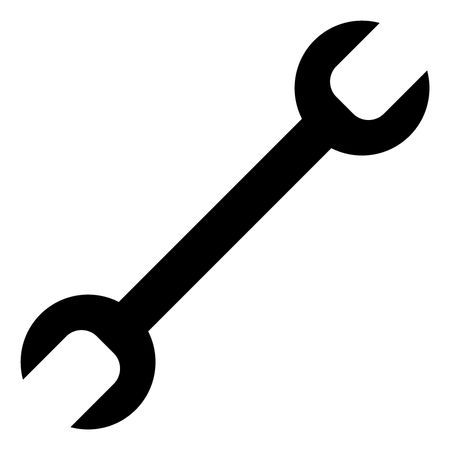 Vector Illustration of Spanner Icon
