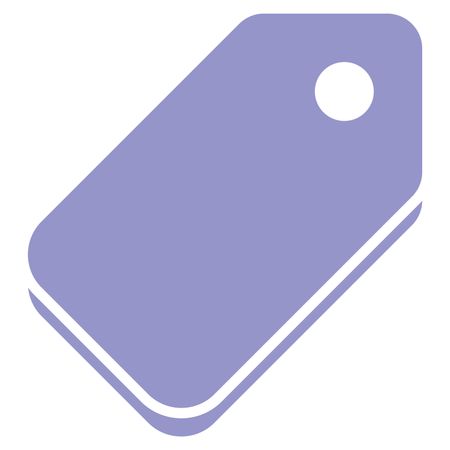 Vector Illustration of Violet Tag Icon
