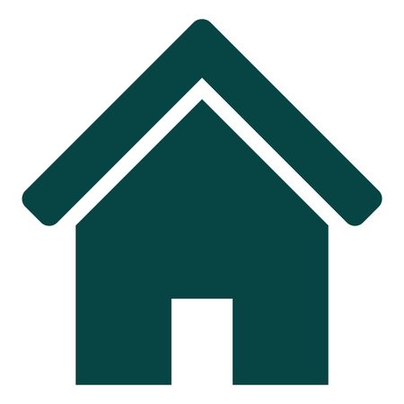 Vector Illustration of Home Icon in Green