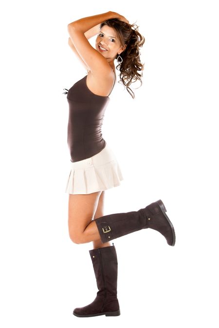 beautiful-summer-woman-isolated-white-background-57000959 Beautiful summer woman isolated over a white background