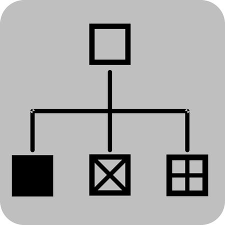 Vector Illustration of Graph Sheet Icon
