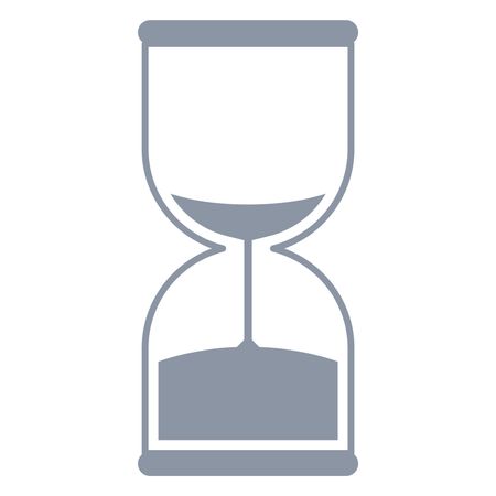 Vector Illustration of Grey Sand Timer Icon
