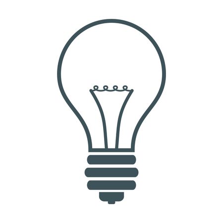 Vector Illustration of Green Light Bulb Icon
