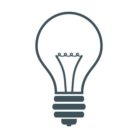 Vector Illustration of Green Light Bulb Icon