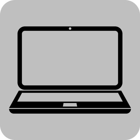 Vector Illustration of Laptop Icon
