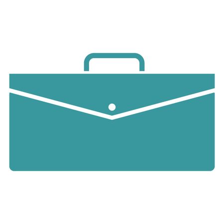 Vector Illustration of Blue Briefcase Icon