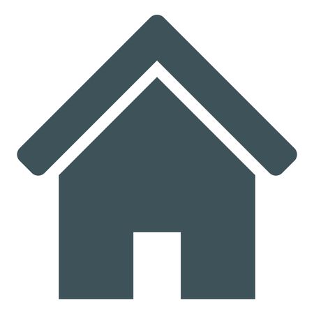 Vector Illustration of Grey Home Icon
