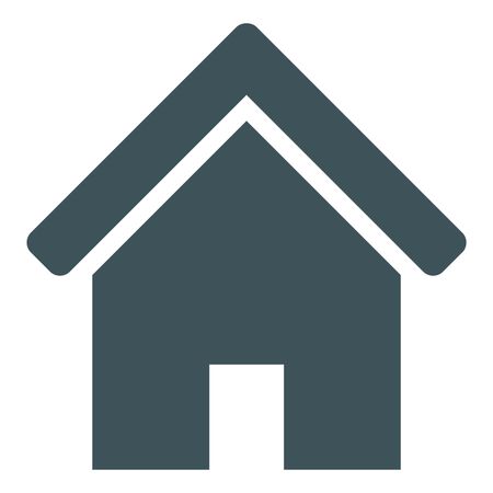 Vector Illustration of Grey Home Icon