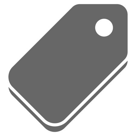 Vector Illustration of Grey Price Tag Icon
