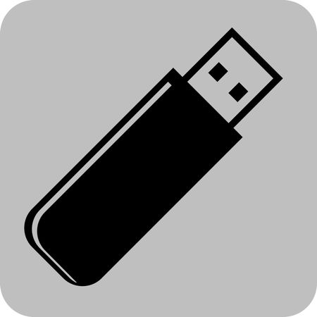 Vector Illustration of Pen Drive Icon