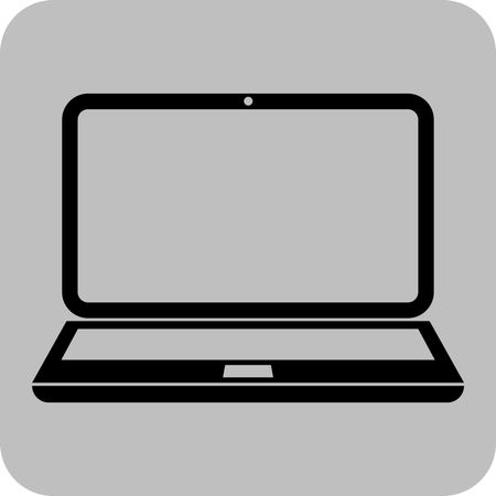 Vector Illustration of Laptop Icon
