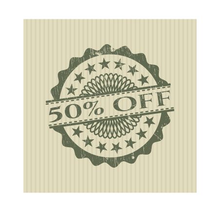 Discount Green Rubber Stamp
