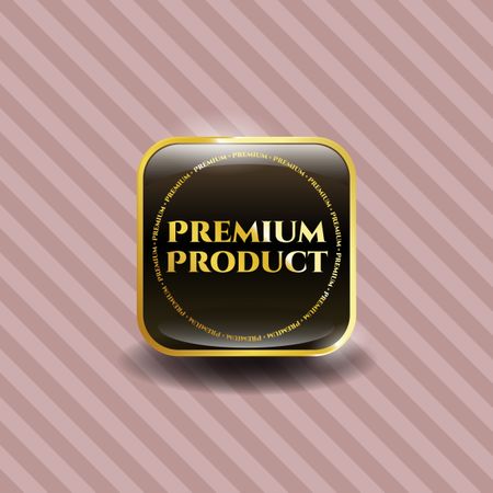 Premium Product Golden Shiny Emblem